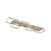 Rabalux 71499 - LED prigušiva plafonska svetiljka FATMA 40W/230V 3000-6500K 33x100 cm zlatna+daljinski upravljac