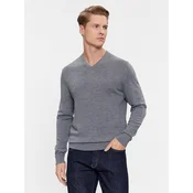 Calvin Klein Pulover K10K110423 Siva Slim Fit