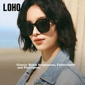 Loho Unisex naocare za sunce, Crne