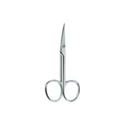 Professional curved chrome manicure scissors Beter for cuticles