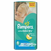 PAMPERS plenice Active Baby 6 Extra Large, 56 kosov