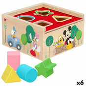 Drvene Dječje Puzzle Disney 5 Dijelovi 13,5 x 7,5 x 13 cm (6 kom.)