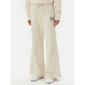 EA7 Emporio Armani Spodnji del trenirke 7W000106 AF12473 U1079 Bež Loose Fit