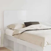 Vidaxl Vzglavje z vzglavjem Svetlo Belo 150 cm Konstruiran les