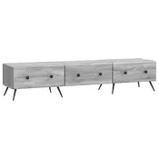 vidaXL TV omarica Siva Sonoma 147 x 34,5 x 30 cm Inženirski les