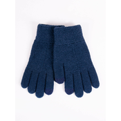 Yoclub Kidss Girls Five-Finger Touchscreen Gloves RED-0085G-005C-002 Navy Blue
