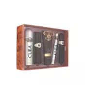 Cuba Gold Muški Poklon Set: EDT 100 ml + EDT 35 ml + AS 100 ml + DEO VAPO 200 ml + SG 200 ml