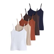 The Set Top mornarska/brokat/temno rjava/bela