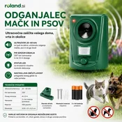 Roland Roland ultrazvočni odganjalec mačk in psov s PIR senzorjem, do 150 m2