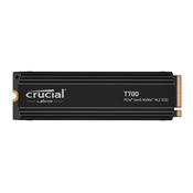 CRUCIAL SSD 1TB M.2 80mm PCI-e 5.0 x4 NVMe, RUCIAL T700 Heatsink