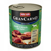 ANIMONDA Grancarno Adult okus: govedina, jelen in jabolko 6x800g