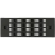 4U 19 zaščitna plošča z zaskočnim ventilom, črna, RAB415BL