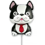 GoDan 35,5 cm FX folija balon - Bulldog, črn