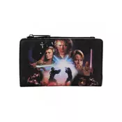 Loungefly Star Wars Trilogy Novcanik, Crni