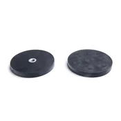 Gumiran neodim magnetni nosilec M6 66 mm 25kg z notranjim navojem