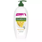 Palmolive Naturals Milk & Honey kremasti gel za tuširanje i kupku s mlijekom i medom s pumpicom 750 ml