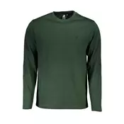 US GRAND POLO MEN'S LONG SLEEVE T-SHIRT GREEN