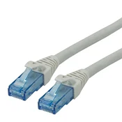 ROLINE Patch kabel S/FTP PATCH CAT6a LSOH, 10 m, sivi 21.15.2807-40