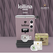 Lollo Caffé Aparat za kavo Lollo Caffe na ESE PODS LOLLINA Lillador Svetlo vijoličen + 40 ESE Pods
