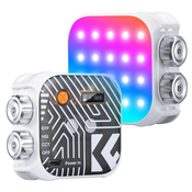 K&F RGB Full Color Portable Photography Light 360° 2500K - 9900K CRI 96+ Built-in 2000mAh Battery 21 Lighting Effects White