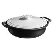 BRAISER saucepan, ceramic, 33.5 cm/4 L, Sublime +, White&Slate - E
