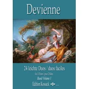 DEVIENNE:24 LEICHTE DUETTE FUR 2 FLOTEN VOL.1