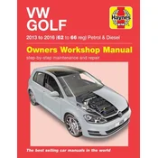VW Golf petrol & diesel (13-16) 62 to 66