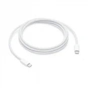 Pleten polnilni in podatkovni kabel, združljiv z Apple USB-C 240W, bel, 2 m