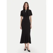 HUGO Cocktail obleka Kiweni 50554051 Črna Slim Fit