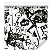 Graffiti tapeta za dnevno sobo in spalnico 50x1000 cm