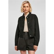 Womens short boxing work jacket black
