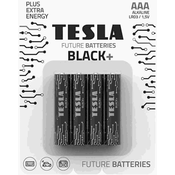 BATERIJE TESLA AAA BLACK  (LR03 / BLISTER FOLIJA 4 KOSI)