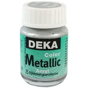 Rayher. Akrilna barva Deka ColorMetallic 25 ml srebrna