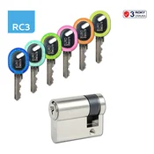 Varnostni cilinder RICHTER EURO SECURE R3, Varnostni polovični vložek 0/30 mm