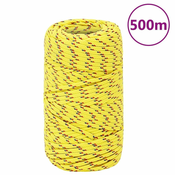 Brodski konop žuti 2 mm 500 m od polipropilena
