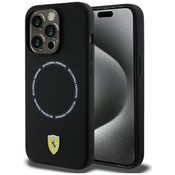 Ferrari FEHMP15XSBAK iPhone 15 Pro Max 6.7 black hardcase Printed Ring MagSafe (FEHMP15XSBAK)