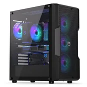Endorfy kucište Regnum 400 ARGB / ATX / 4x120mm ARGB / 2xUSB / staklena strana / crna