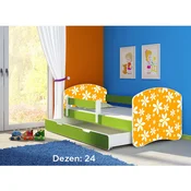 Deciji krevet ACMA II 180x80 F + dusek 6 cm GREEN24