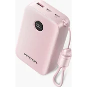 Powerbank Vention 20000mAh, 2xUSB-C, 1xUSB-A, 22,5W, črn