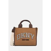 DKNY klasična torbica ženska iz imitacije semiša