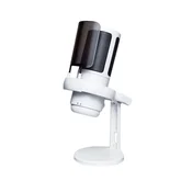 INF USB kondenzatorski mikrofon z RGB, brez zakasnitve in 3.5mm vhod White, (5000289889)