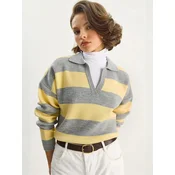 Bianco Lucci Pulover Pullover rumena