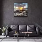 Wallity Dekorativna slika na kaljenom staklu, 50x50, Šarena