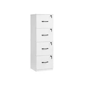 Songmics Predalnik za dokumente 40x41x1355 cm bel
