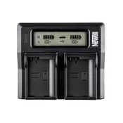 Newell LCD Dual Charger za Sony NP-FP, NP-FH, NP-FV baterije