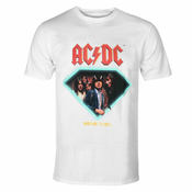Metalik majica muško AC-DC - Highway To Hell - DIAMOND - WHT_C20DMPA500