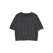 VERO MODA Pletena jopa VMDOFFY temno siva
