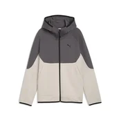 PUMATECH Elevated Full-Zip Hoodie Youth, Shop, Silver Fog, 7-8Y