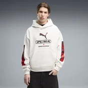 PUMA Sport Boxy Graphic Fleece Hoodie Men, Men, White Glow Heather, XS