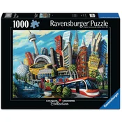 Ravensburger - Puzzle Kanadska zbirka: Toronto - 1 000 kosov
